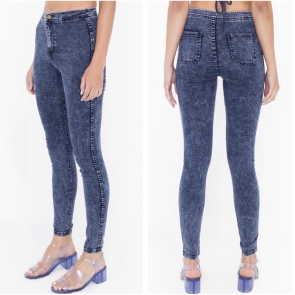 EUC American Apparel High Waisted Easy Jean